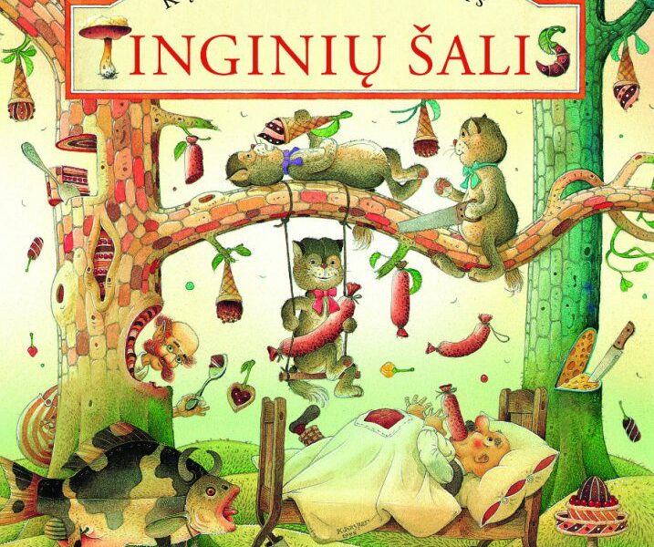 Pusryčių konkurse -  Kęstučio Kasparavičiaus knygelė „Tinginių šalis“