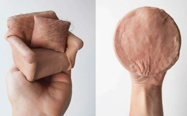 Žmogaus oda – skulptorės įrankis šokiruoti? (foto)