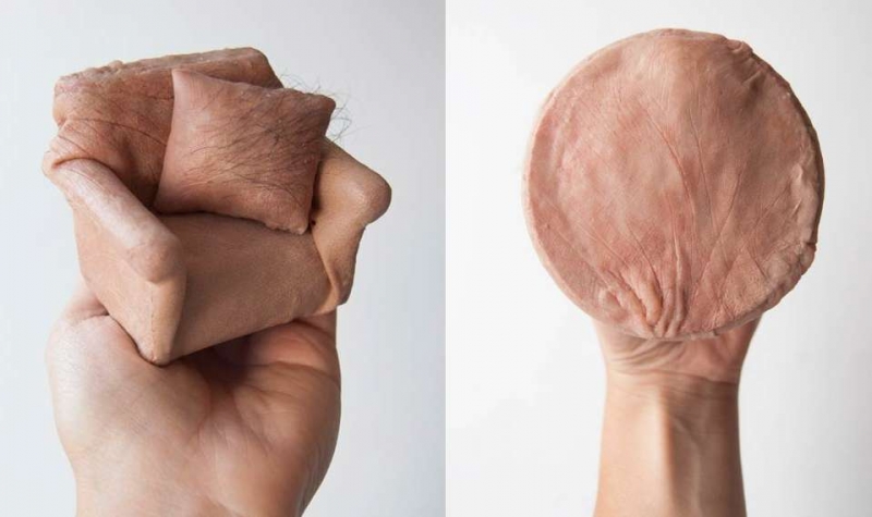 Žmogaus oda - skulptorės įrankis šokiruoti? (foto)