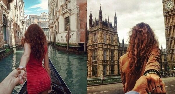 Vyrą aplink pasaulį už rankos vedusios paslaptingos merginos fotoalbumas (foto)