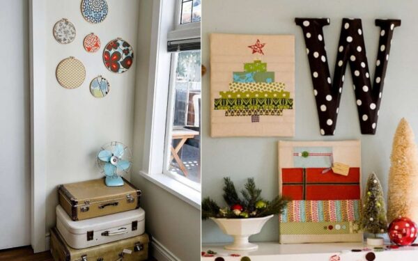 Išradingas namų interjero dekoras: naudojame spalvingus audinius (foto)