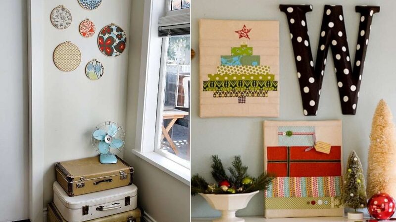 Išradingas namų interjero dekoras: naudojame spalvingus audinius (foto)