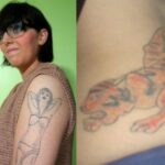 Mergina paviešino nevykusius tatuiruočių meistro darbus (foto)