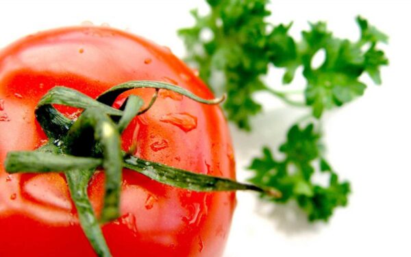 Triušiena su pomidorais