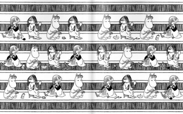 Pusryčių konkurse: Tove Jansson spalvinimo knyga su citatomis „Troliai Mumiai“