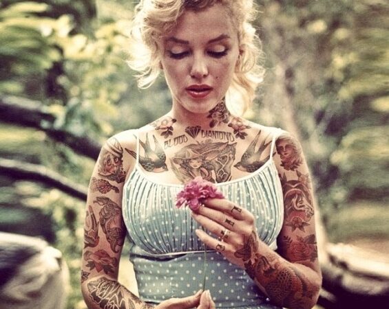 Tatuiruotos įžymybės: nuo Marilyn Monroe iki Kate Middleton (foto)