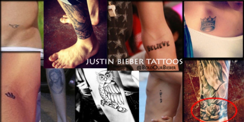 Justinas Bieberis švenčių proga pasidarė dar vieną tatuiruotę