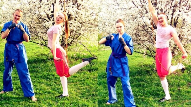 Konkurso „kuriskuris?“ dalyviai Greta ir Andrius (foto)