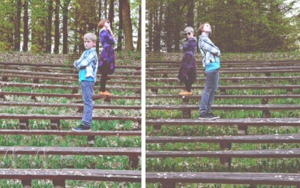 Konkurso „kuriskuris?“ dalyviai Gabrielė ir Mykolas (foto)