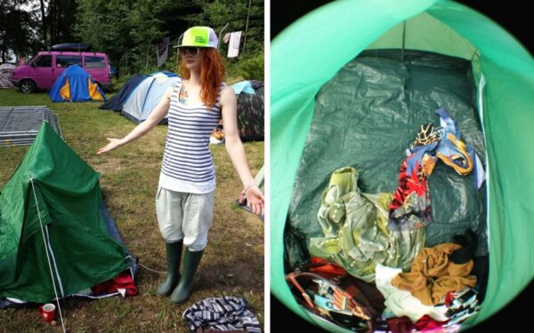 Festivalininkas ir jo būstas pagal „Samsung Galaxy S4“ vasaros reporterį Vilių (foto)