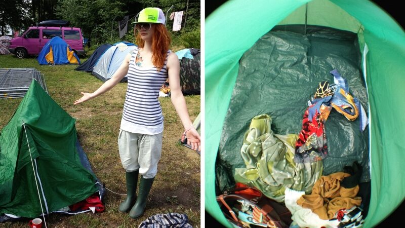 Festivalininkas ir jo būstas pagal „Samsung Galaxy S4“ vasaros reporterį Vilių (foto)