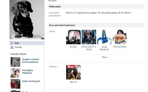 Vienas iš dešimties augintinių turi savo „Facebook“ puslapį