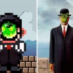 Žymus dailininkas Rene Magritte'as prieš Super Mario. Kuris kietesnis? (foto)