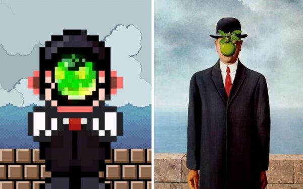 Žymus dailininkas Rene Magritte’as prieš Super Mario. Kuris kietesnis? (foto)