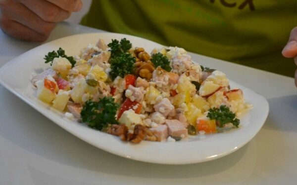 Kanojininkas Jevgenijaus Šuklino čempionų salotos: mažai kalorijų – daug jėgų