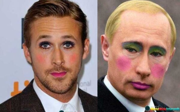 Nakties košmarai: įžymūs vyrai su makiažu (foto)