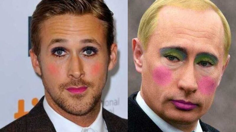 Nakties košmarai: įžymūs vyrai su makiažu (foto)