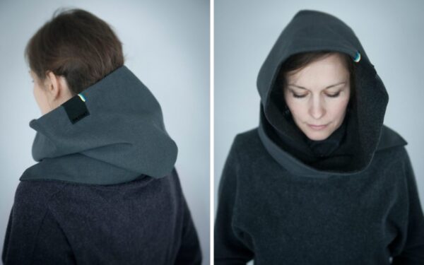 Dizainerė Dalia už taiką Ukrainoje pasisako stilizuotais galvos gobtuvais-bašlykais (foto)