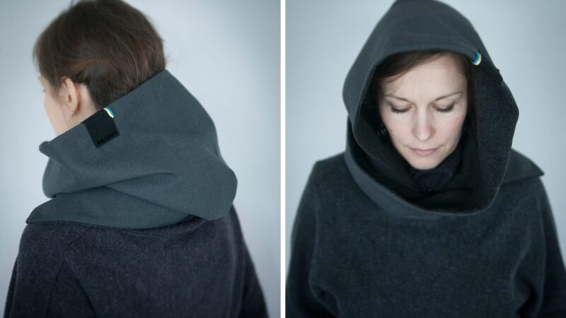 Dizainerė Dalia už taiką Ukrainoje pasisako stilizuotais galvos gobtuvais-bašlykais (foto)