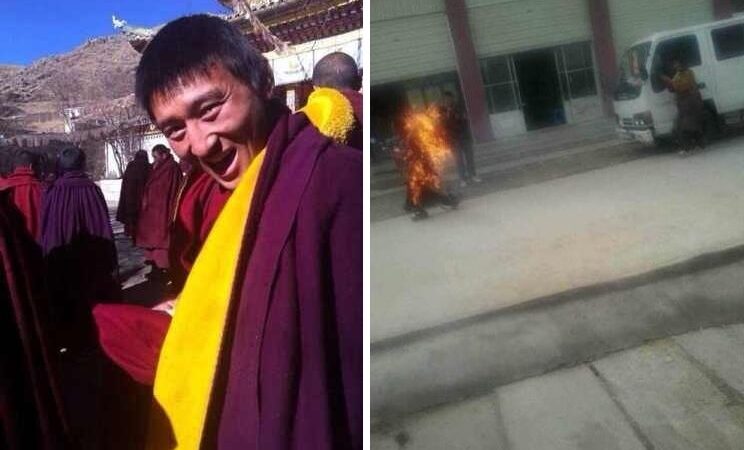 Tibete susidegino vienuolis – jau trečias šiemet (foto)