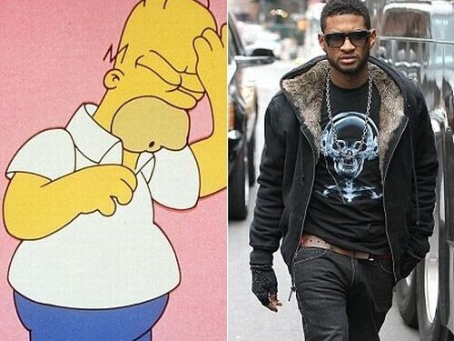 Nuteisiam arba išteisinam: Usheris nukopijavo Homerio Simpsono dainą? (Video)