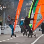 Vilniuje startuoja nauja ekstremalaus sporto rūšis – „urbanistinis buriavimas”