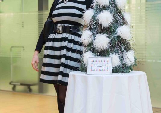 Žinomi žmonės pristatė savo kurtus kalėdinius medelius