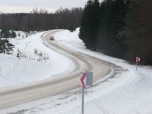 Situacija Lietuvos keliuose: šlapias sniegas