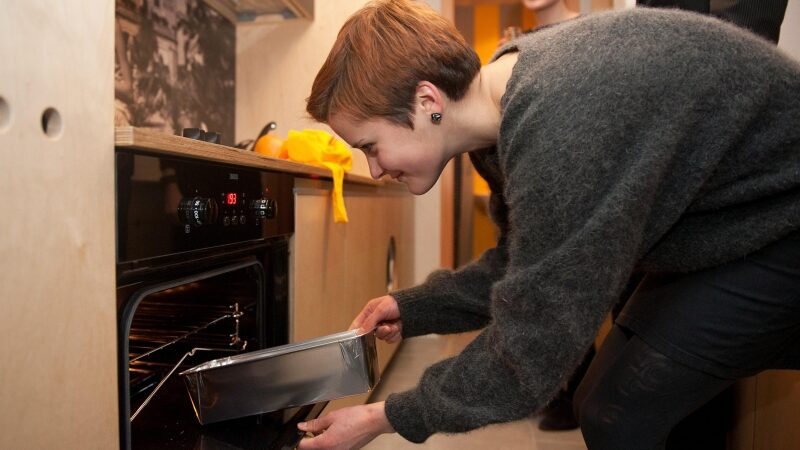 Kulinarijos šefas studentams pasiūlė patiekalus iš kvietinių kruopų