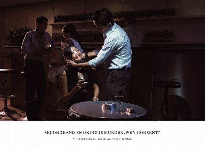 Ar tikrai rūkymas žudo? Šokiruojančios reklamos (Foto)