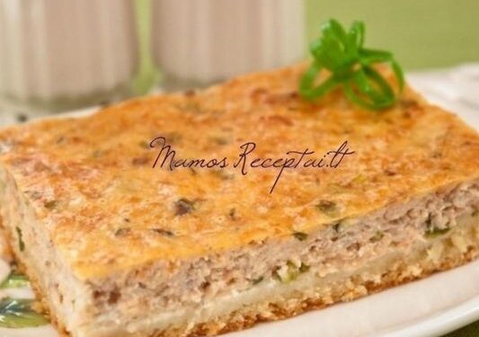 Pyragas su žuvies įdaru