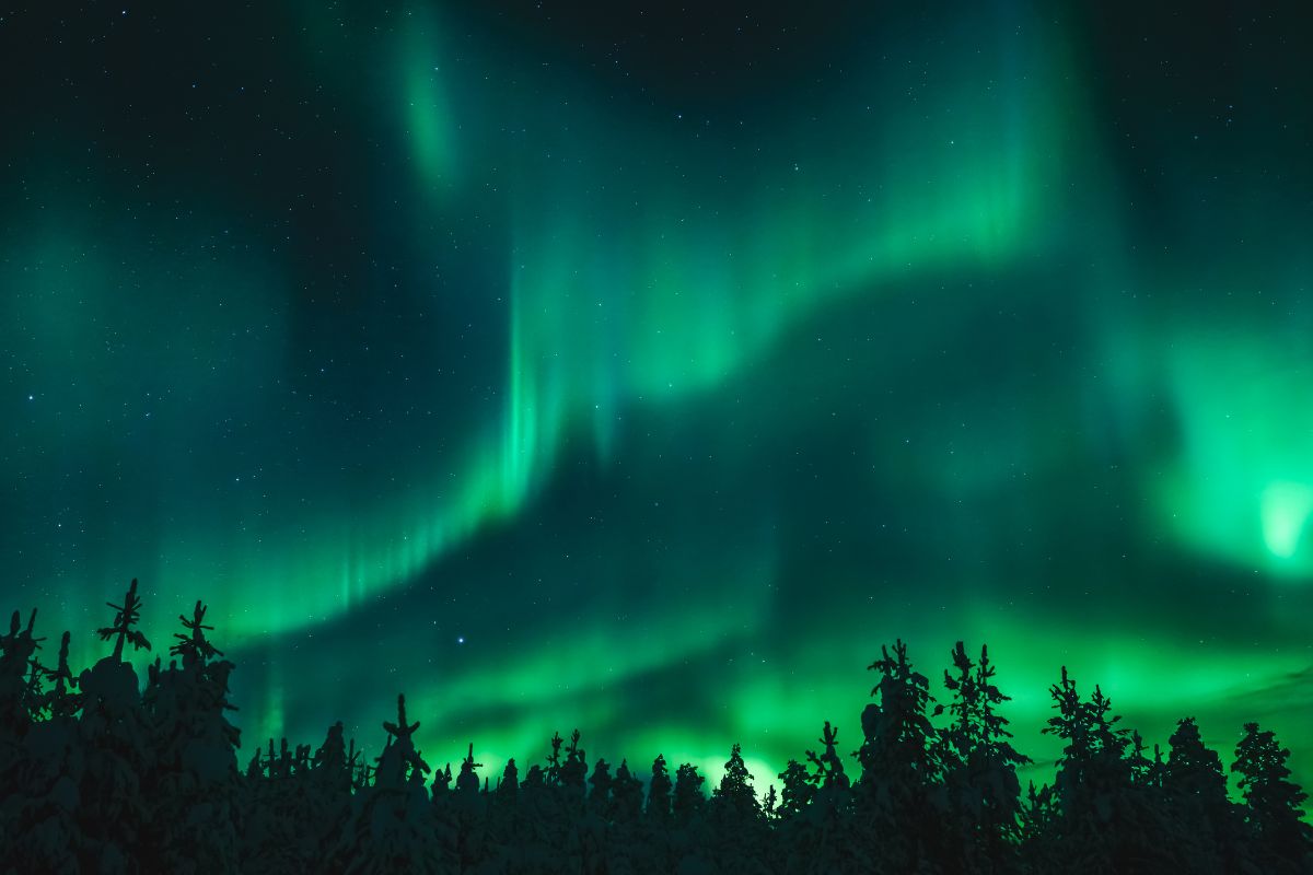 Aurora polaris. Magnetinės audros