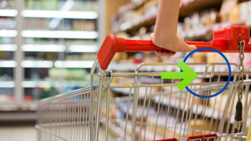 Ar žinote kam skirta ši metalinė parduotuvės vežimėlio dalis?