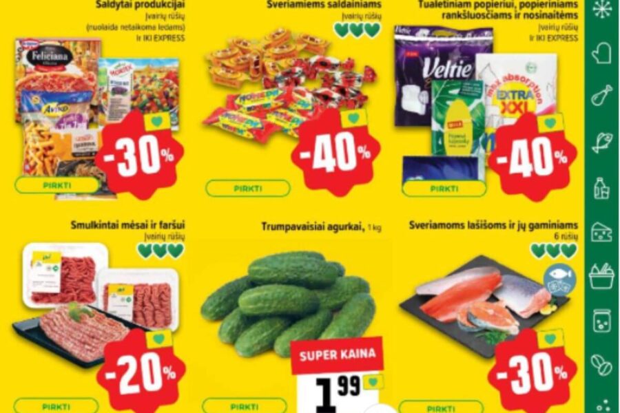 Savaitgalio akcijos 10.24-10.27