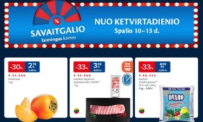 Savaitgalio nuolaidos MAXIMA