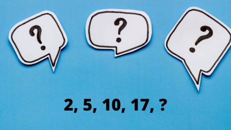 Raskite trūkstamą skaičių šioje loginėje sekoje per mažiau nei 20 sekundžių!