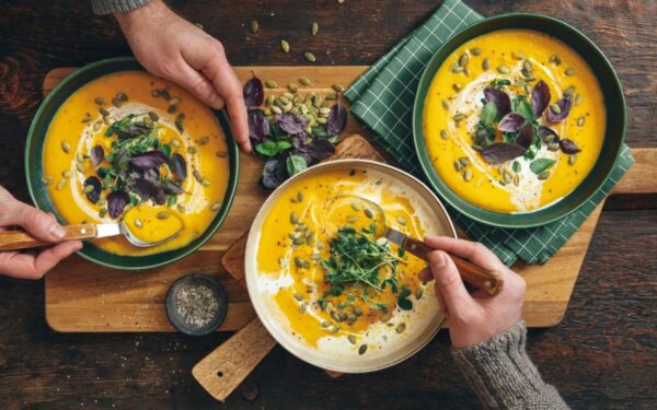 Sriuba su moliūgu – šaltoms žiemos dienoms