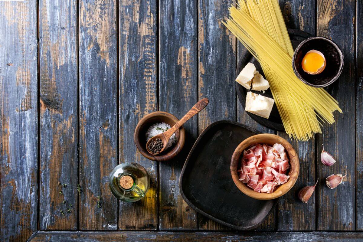 Itališki spagečiai Carbonara