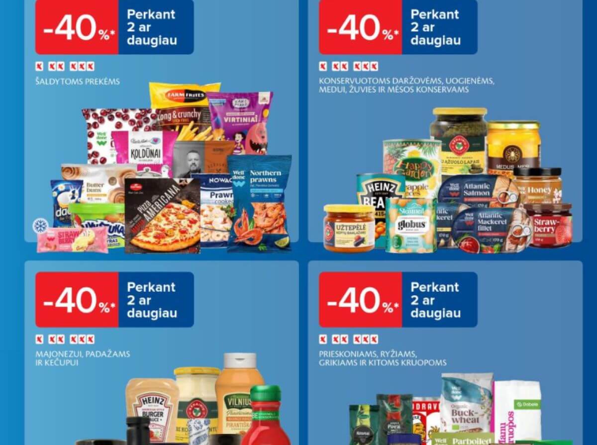 50 savaitės nuolaidos