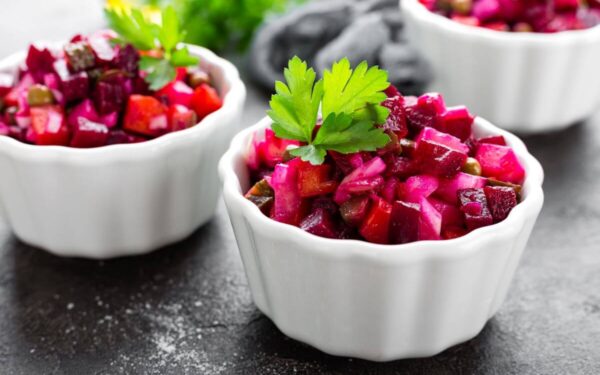 Burokėlių salotos – Kūčių vakarienės patiekalas