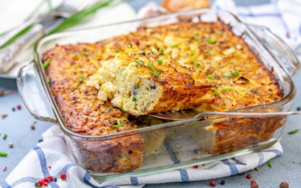 Kugelis su cukinija: paprastas ir skanus receptas