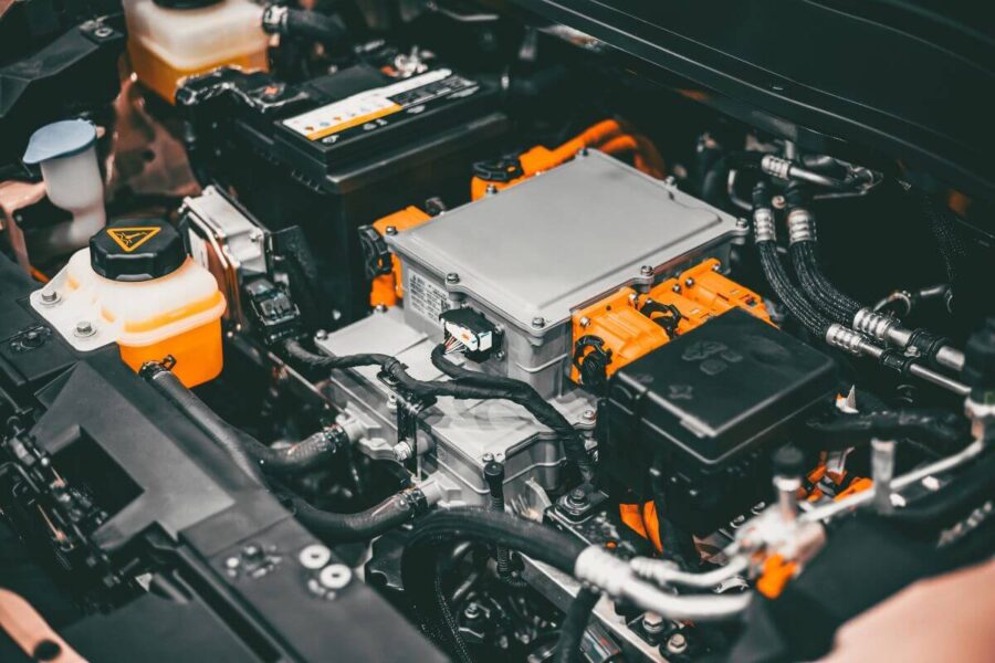 Lucid elektrinių automobilių varikliai su dvigubo perjungimo transmisija