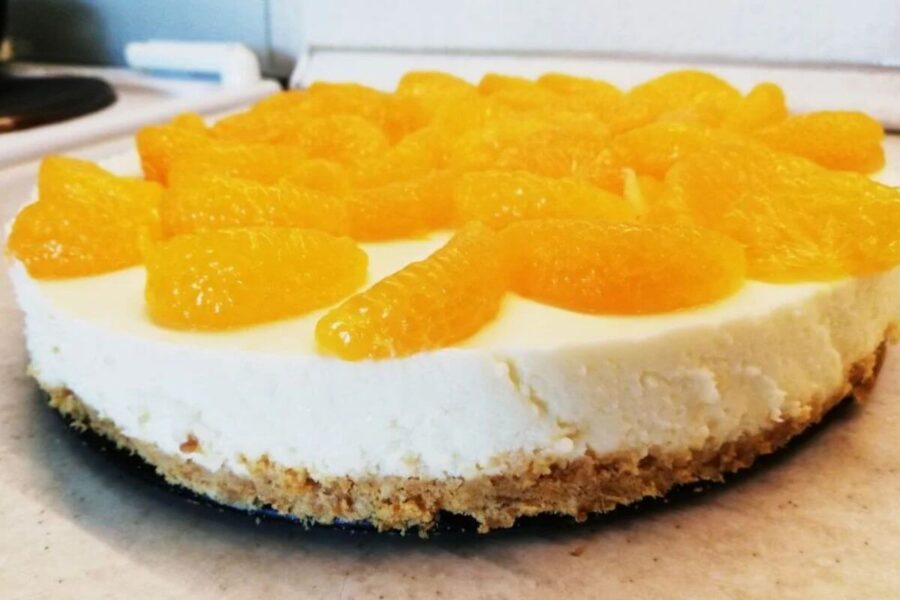 Gaivus mandarinų tortas be kepimo