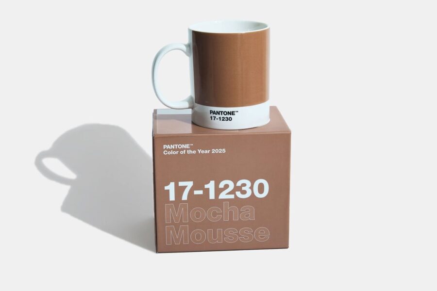 Pantone Mocha Mousse 2025 metų spalva. Nuotrauka: media.cnn.com