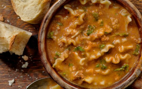 Lazanijos sriuba – lazanijos skonis per 20 minučių