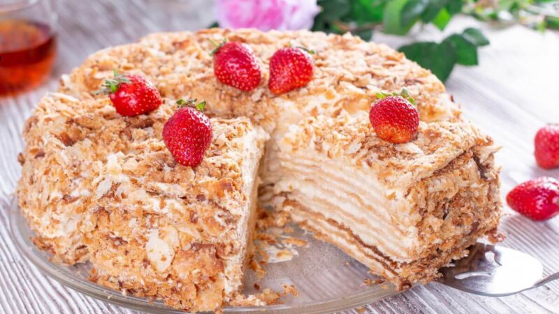 Napoleono tortas – receptas su netikėtu kremu