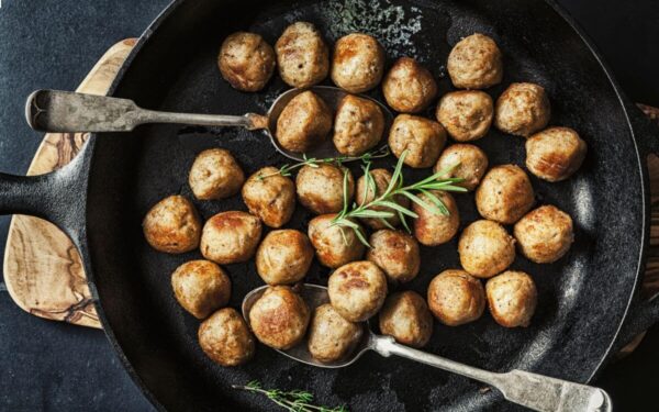 Vištienos kukuliai su žaliosiomis pupelėmis