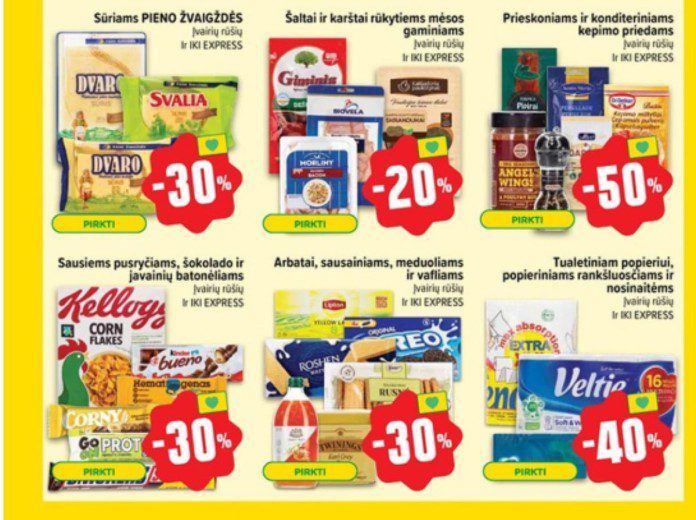 6 sav. savaitgalio akcijos