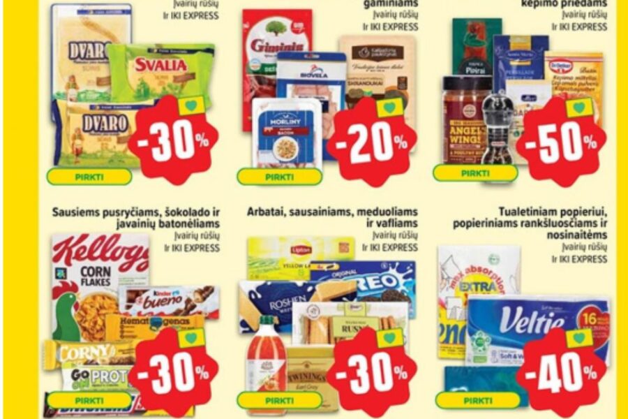 6 sav. savaitgalio akcijos