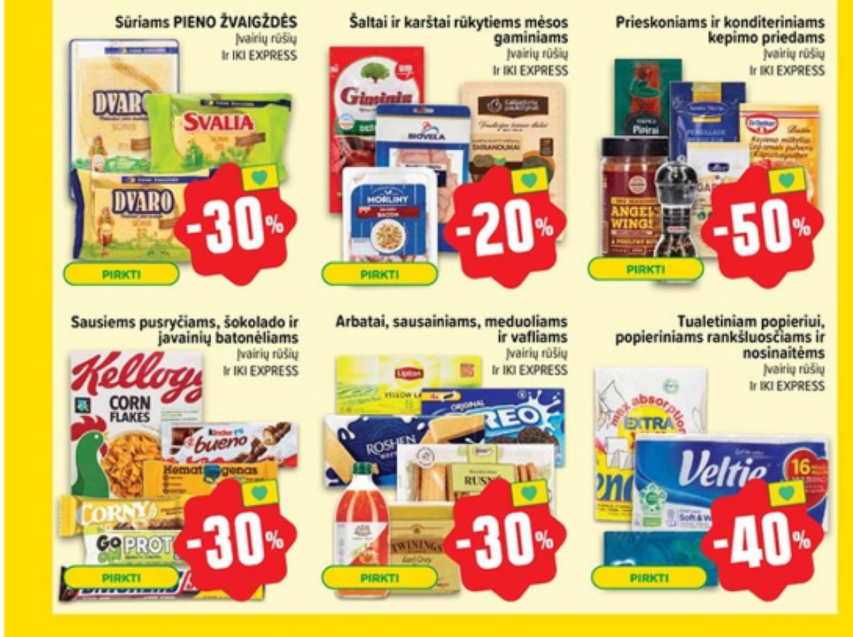 6 sav. savaitgalio akcijos